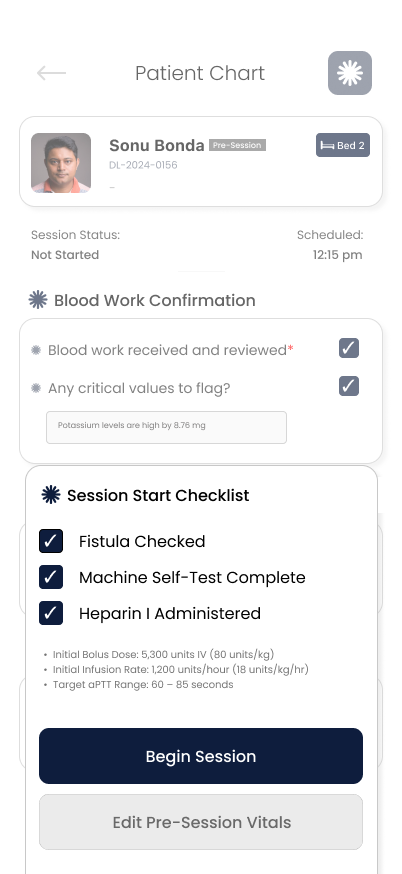 Hi-Fi Clinical Design Screen 6