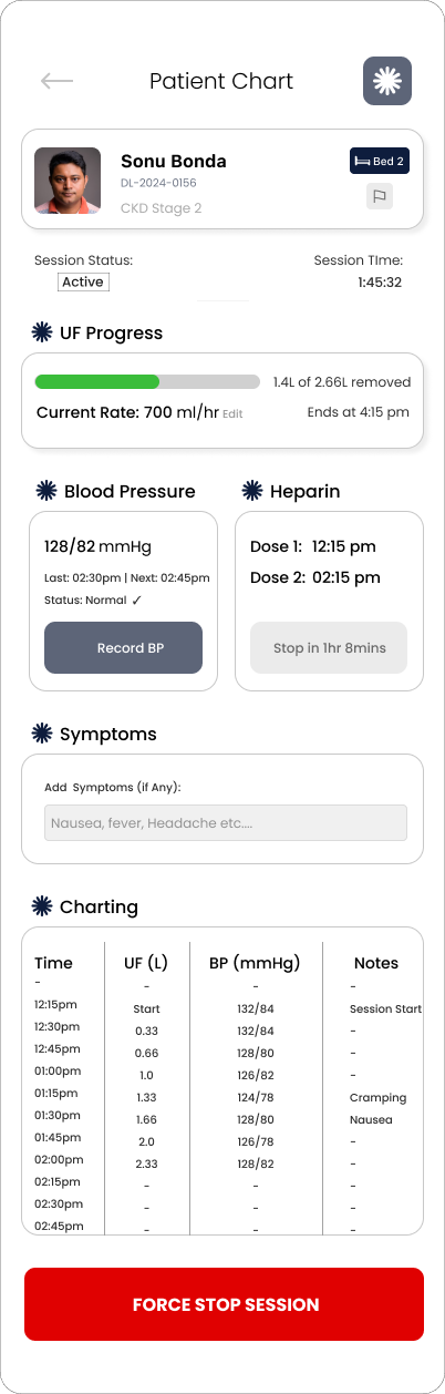 Hi-Fi Clinical Design Screen 7