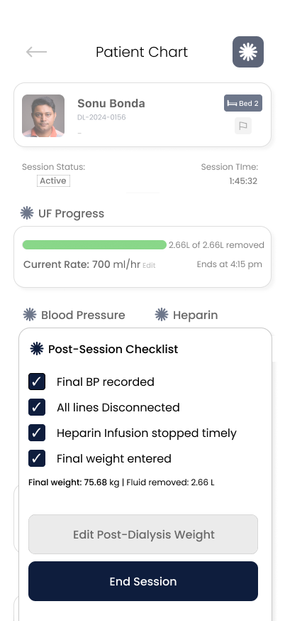 Hi-Fi Clinical Design Screen 9